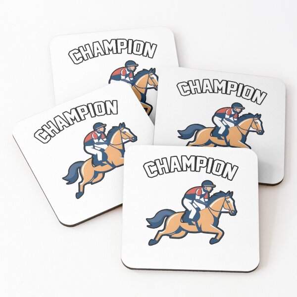 Item preview, Champion Horse Racing Horseback Riding Jockey Equestrian designed and sold by issan-exe.