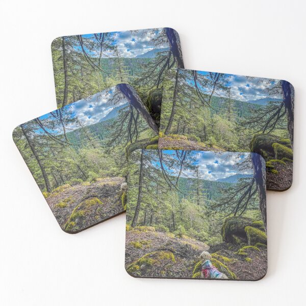 Item preview, Rainbow Head Trail Overlook Oregon Forest View designed and sold by aadventures.