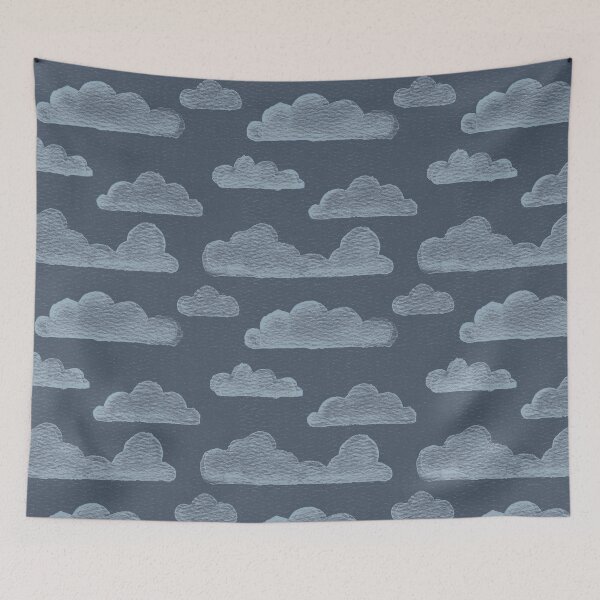 Item preview, Dreamtime Clouds Watercolor Pattern - Dusk + Sky designed and sold by Irene Estelle.