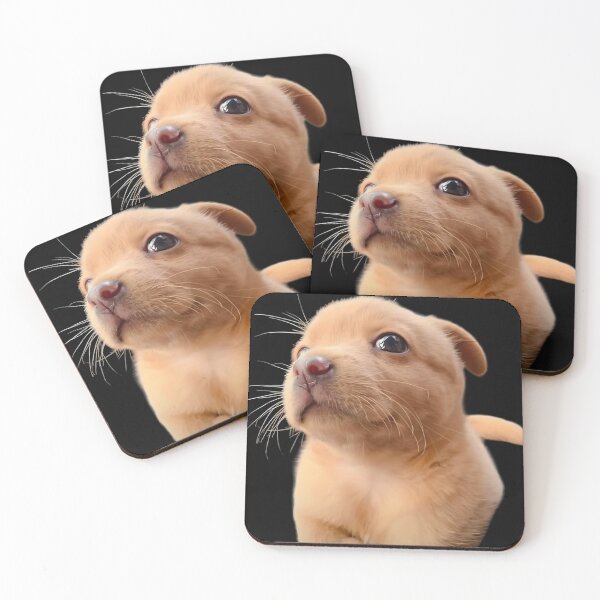 Item preview, Honey-colored Pibble puppy with a tender gaze designed and sold by NF Designs Studio DTF.