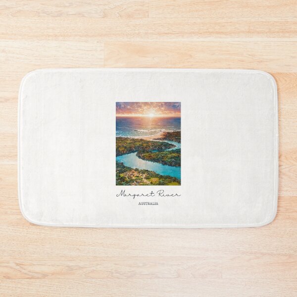 Item preview, Margaret River Mouth Sunset Ocean View - Vintage Souvenir designed and sold by twentytwo ART souvenir designs.
