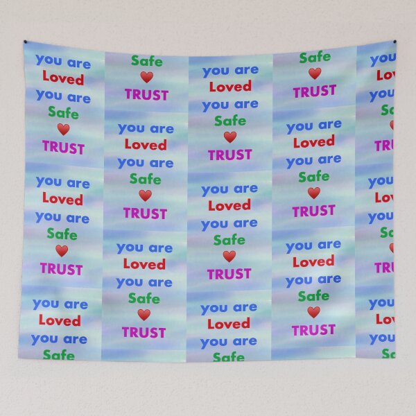Item preview, you are loved, safe, trust designed and sold by MAC Art&Designs.