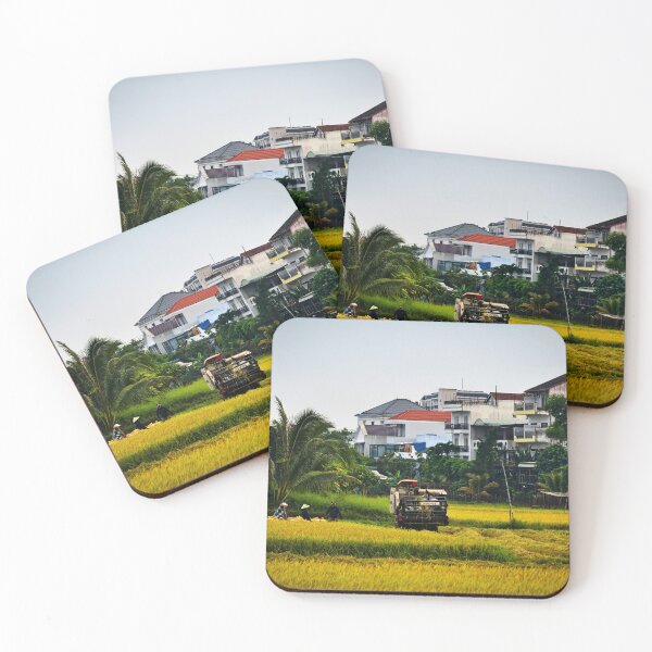 Item preview, Mechanized harvesting in Vietnamese fields designed and sold by franck380.