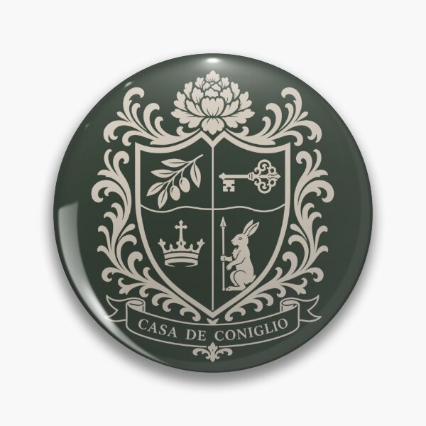 Item preview, Rabbit Crest, Coat of Arms Design, Heraldic Shield, Casa de Coniglio designed and sold by TeesOnRosebud.