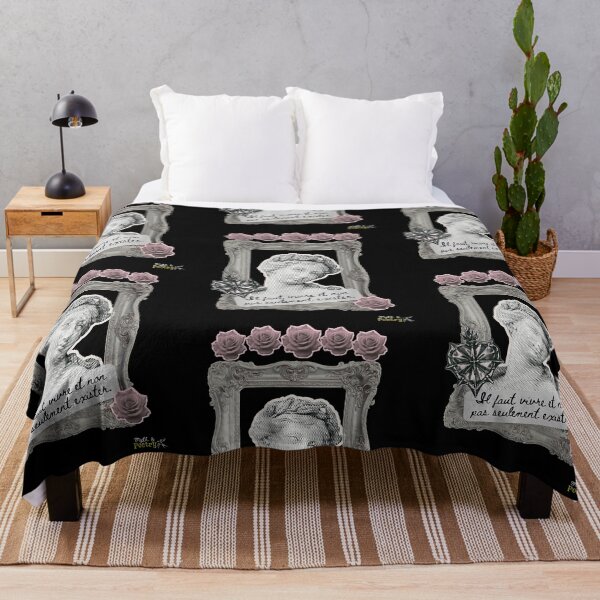 Item preview, Melancholy Portrait Quote Vintage Aesthetic Myth And Poetry Art Design designed and sold by issan-exe.