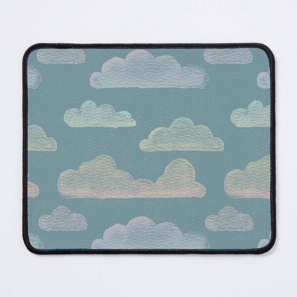 Item preview, Dreamtime Clouds Watercolor Pattern - Peacock + Rainbow Sorbet designed and sold by Irene Estelle.