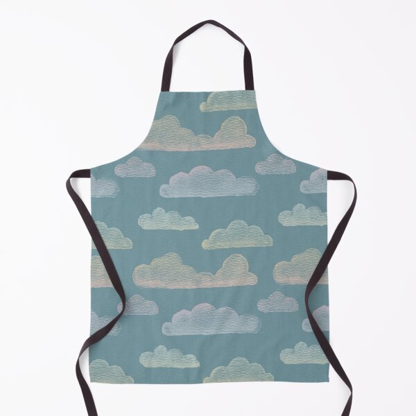 Item preview, Dreamtime Clouds Watercolor Pattern - Peacock + Rainbow Sorbet designed and sold by Irene Estelle.