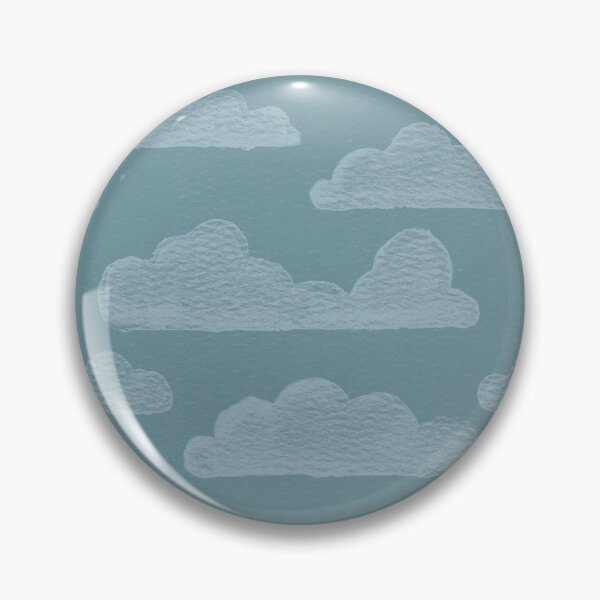 Item preview, Dreamtime Clouds Watercolor Pattern - Peacock + Sky designed and sold by Irene Estelle.