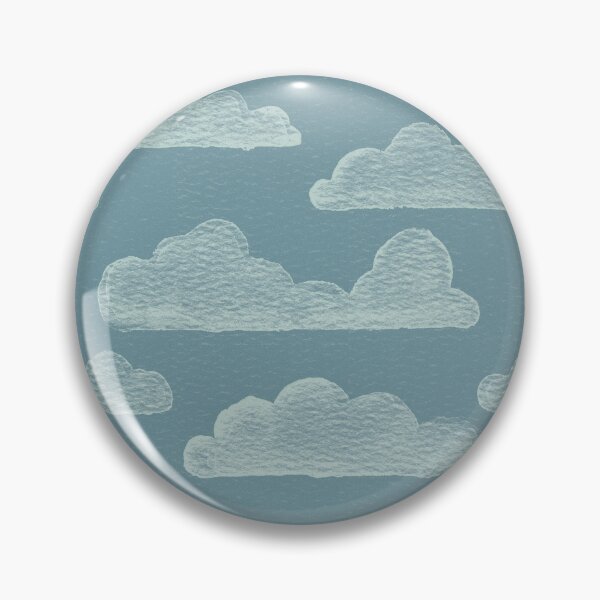 Item preview, Dreamtime Clouds Watercolor Pattern - Peacock + Mint designed and sold by Irene Estelle.
