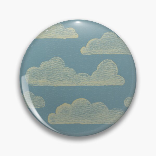 Item preview, Dreamtime Clouds Watercolor Pattern - Peacock + Gold designed and sold by Irene Estelle.