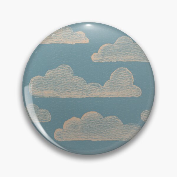 Item preview, Dreamtime Clouds Watercolor Pattern - Peacock + Melon designed and sold by Irene Estelle.
