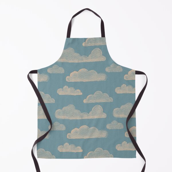 Item preview, Dreamtime Clouds Watercolor Pattern - Peacock + Melon designed and sold by Irene Estelle.