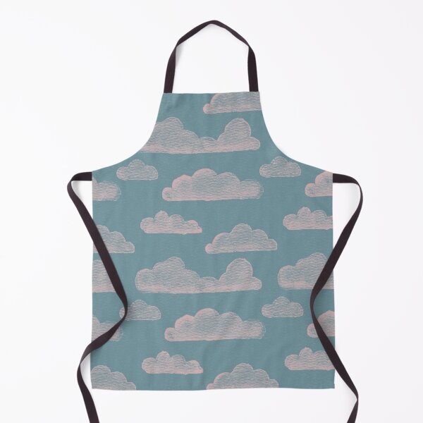 Item preview, Dreamtime Clouds Watercolor Pattern - Peacock + Rose designed and sold by Irene Estelle.