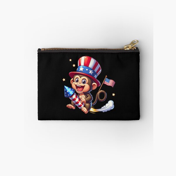 Item preview, Funny Monkey 4th July Patriotic USA Flag America Boys Girls Kids designed and sold by rafaeltto.