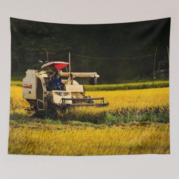 Item preview, Modern rice field work designed and sold by franck380.