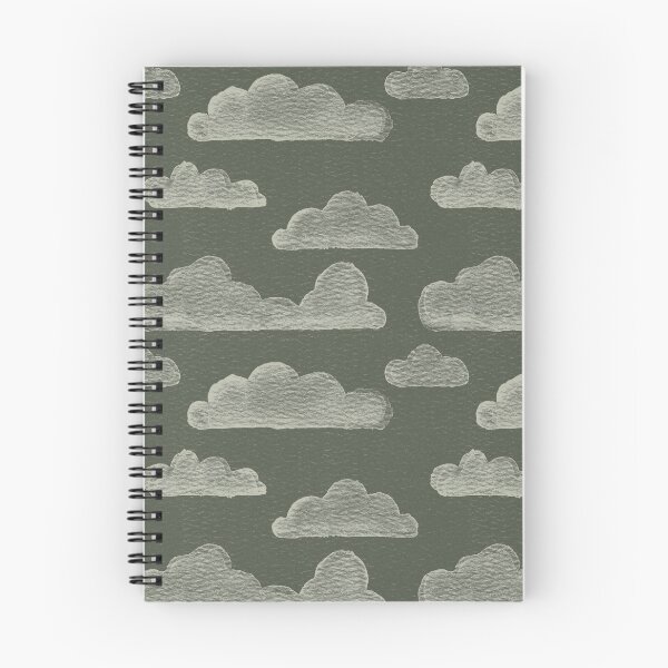 Item preview, Dreamtime Clouds Watercolor Pattern - Pine + Tea designed and sold by Irene Estelle.