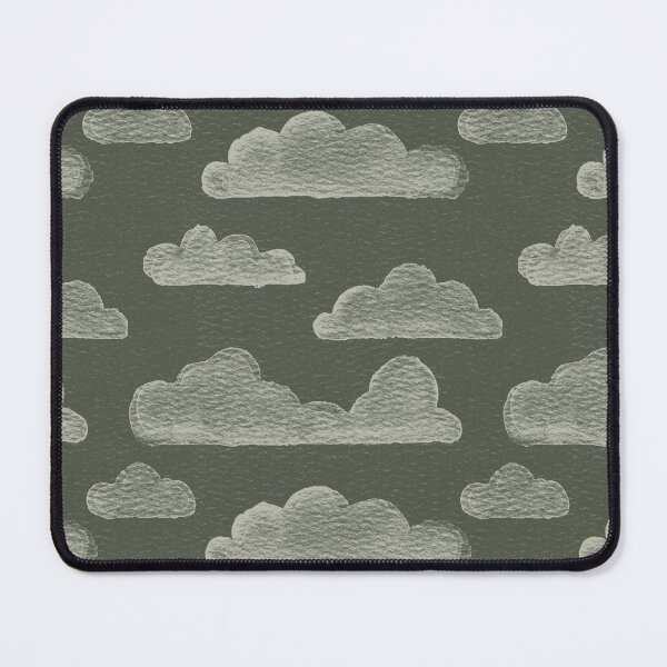 Item preview, Dreamtime Clouds Watercolor Pattern - Pine + Tea designed and sold by Irene Estelle.