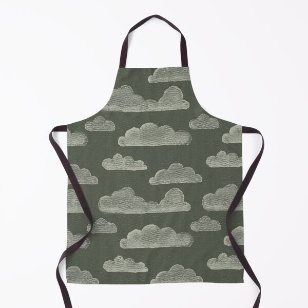 Item preview, Dreamtime Clouds Watercolor Pattern - Pine + Tea designed and sold by Irene Estelle.