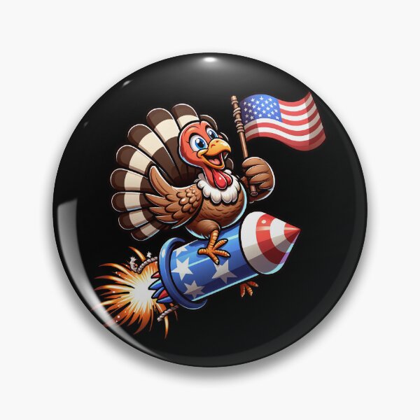 Item preview, Funny Turkey 4th July Patriotic USA Flag America Boys Girls Kids designed and sold by rafaeltto.