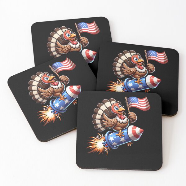 Item preview, Funny Turkey 4th July Patriotic USA Flag America Boys Girls Kids designed and sold by rafaeltto.