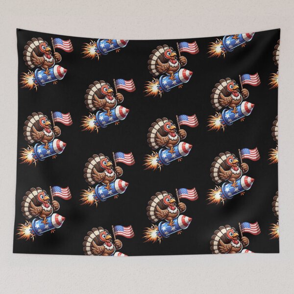 Item preview, Funny Turkey 4th July Patriotic USA Flag America Boys Girls Kids designed and sold by rafaeltto.