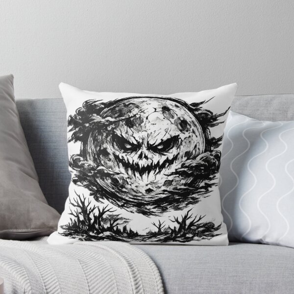 Item preview, Ominous Skull Moon Dark Ink Illustration designed and sold by optimusprime39.