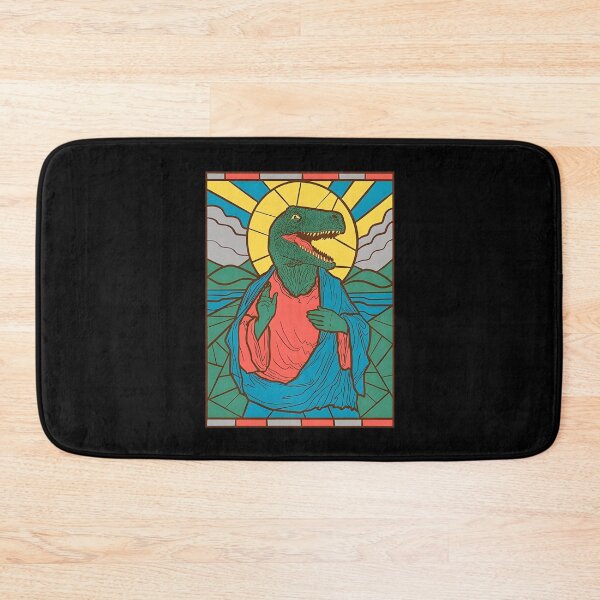 Item preview, Raptor Jesus Dinosaur Christ Meme Holy Velociraptor Dino Religious Art designed and sold by issan-exe.