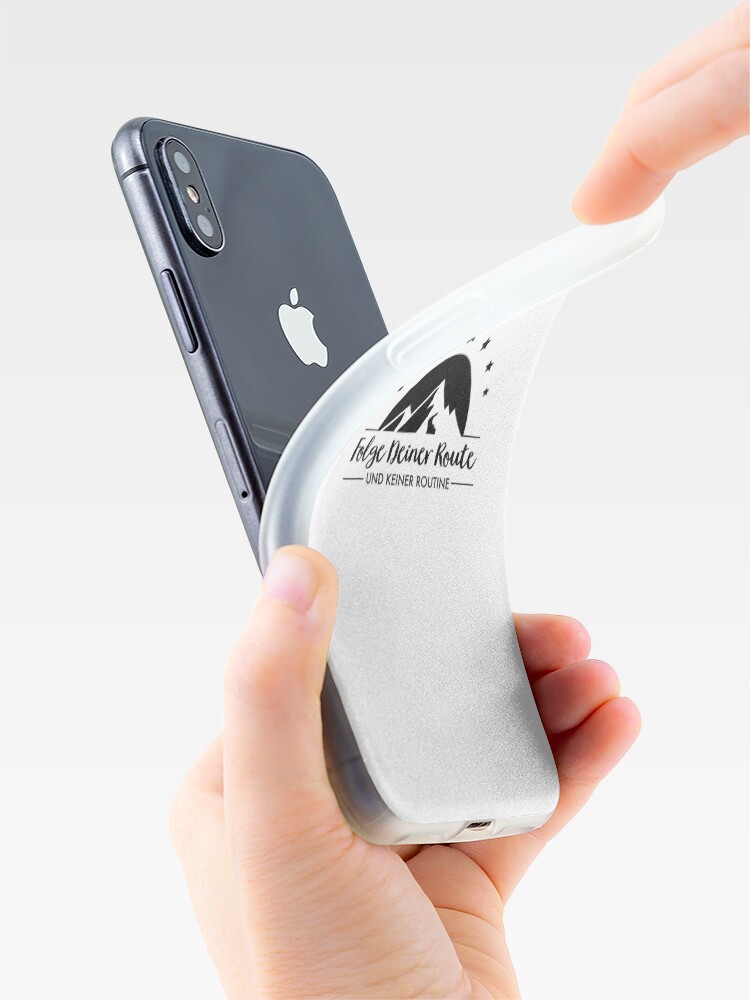 Alternate view of Hiking - Follow your route iPhone Case & Cover