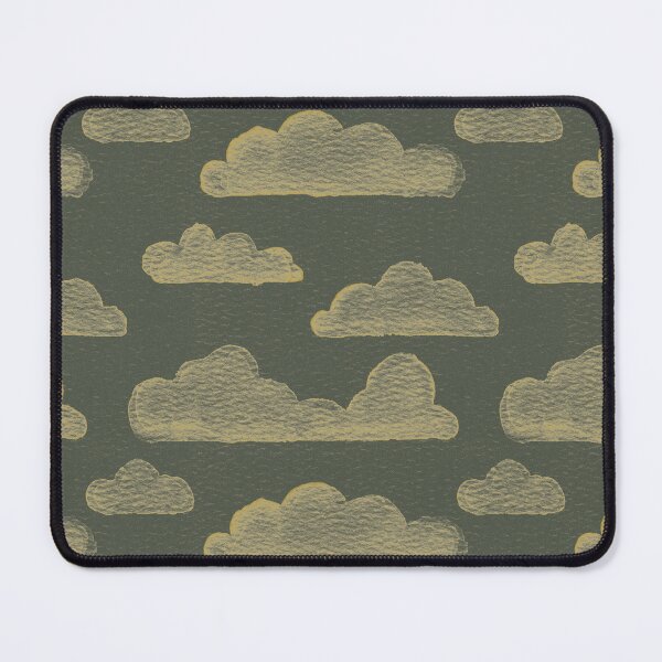Item preview, Dreamtime Clouds Watercolor Pattern - Pine + Saffron designed and sold by Irene Estelle.