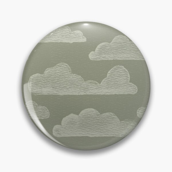 Item preview, Dreamtime Clouds Watercolor Pattern - Sage + Tea designed and sold by Irene Estelle.