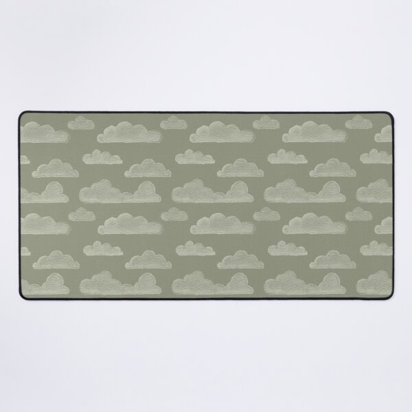 Item preview, Dreamtime Clouds Watercolor Pattern - Sage + Tea designed and sold by Irene Estelle.