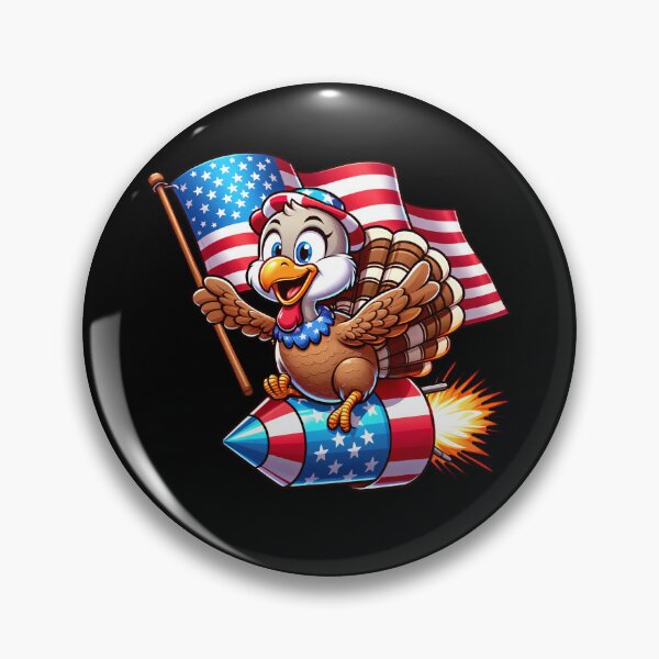 Item preview, Funny Turkey 4th July Patriotic USA Flag America Boys Girls Kids designed and sold by rafaeltto.