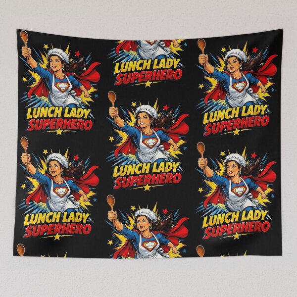 Item preview, Lunch Lady Superhero Funny Cafeteria Worker Appreciation designed and sold by issan-exe.