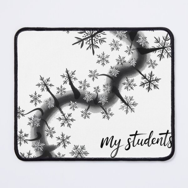 Item preview, Ink Wash Snowflakes Zen Japanese Art designed and sold by Bloomkept.