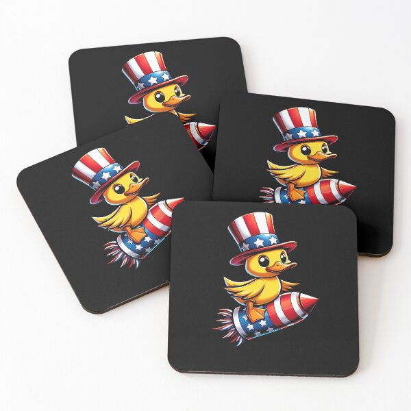Item preview, Funny Yellow Duck 4th July Patriotic USA Flag America Boys Girls Kids designed and sold by rafaeltto.