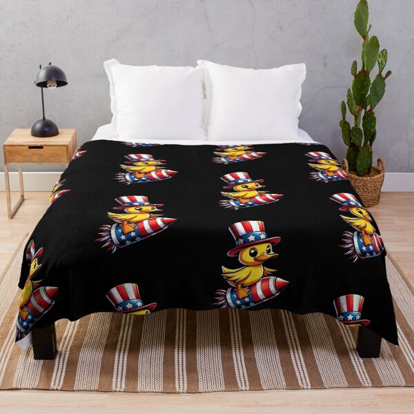 Item preview, Funny Yellow Duck 4th July Patriotic USA Flag America Boys Girls Kids designed and sold by rafaeltto.