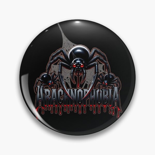 Item preview, Venomous Arachnophobia Spider Horror Gothic Metal Design designed and sold by DeimosArtIntl.