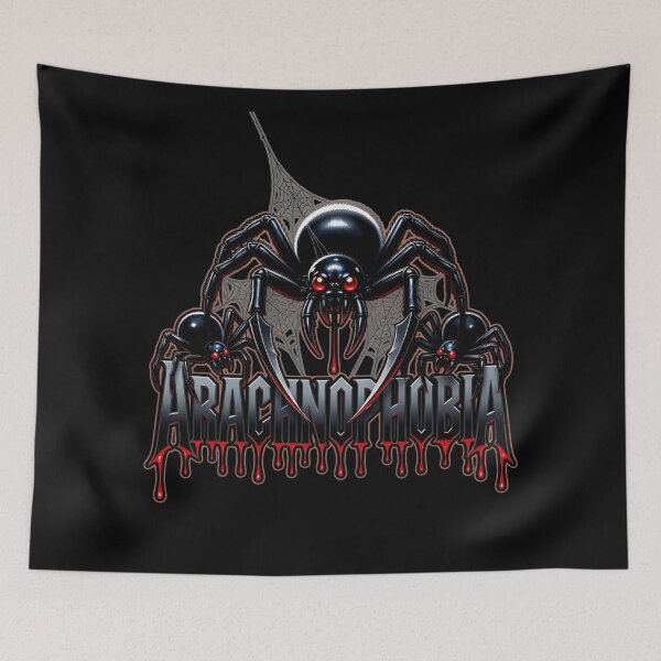 Item preview, Venomous Arachnophobia Spider Horror Gothic Metal Design designed and sold by DeimosArtIntl.