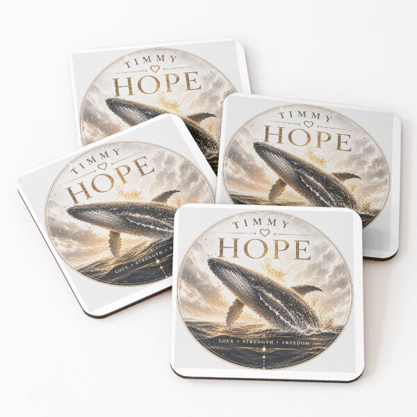Item preview, Timmy Hope Whale – Love Strength Freedom Inspirational Ocean Art designed and sold by MariMarArt.