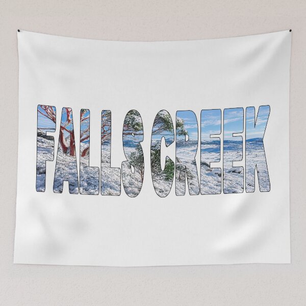 Item preview, FALLS CREEK - Victoria High Country Snow Gum Sunny Day Skiing Winter designed and sold by Adam Gormley.