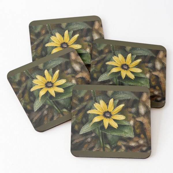 Item preview, Yellow Woodland Sunflower - The Painted Forest Collection designed and sold by Blossom-Breeze.