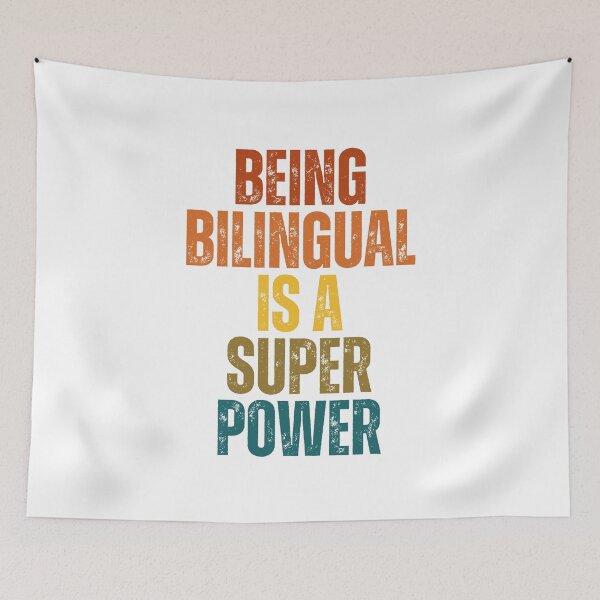 Item preview, Being Bilingual Is A Superpower Back To School designed and sold by Dondonmart.