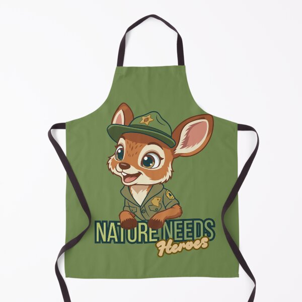 Item preview, City Park Ranger Deer – Nature Needs Heroes | Cute Kids Forest Ranger designed and sold by jindezign.