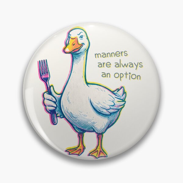 Item preview, Silly Goose Risograph Manners  designed and sold by TackyTime.
