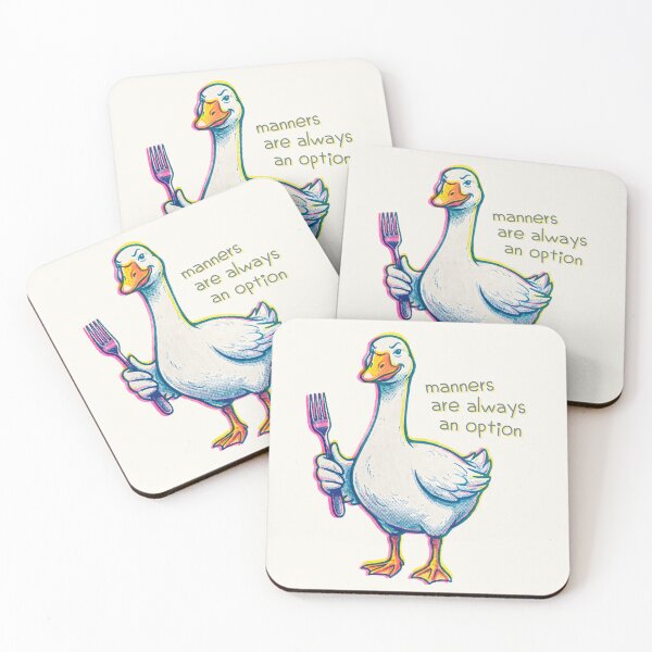 Item preview, Silly Goose Risograph Manners  designed and sold by TackyTime.