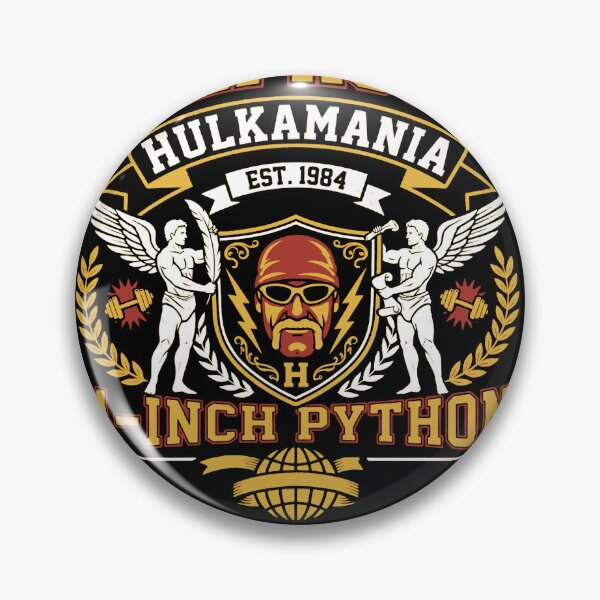 Item preview, 24-Inch Pythons Hulk Retro Athletic Training Dept - Red & Gold Edition designed and sold by The Irish Whip.