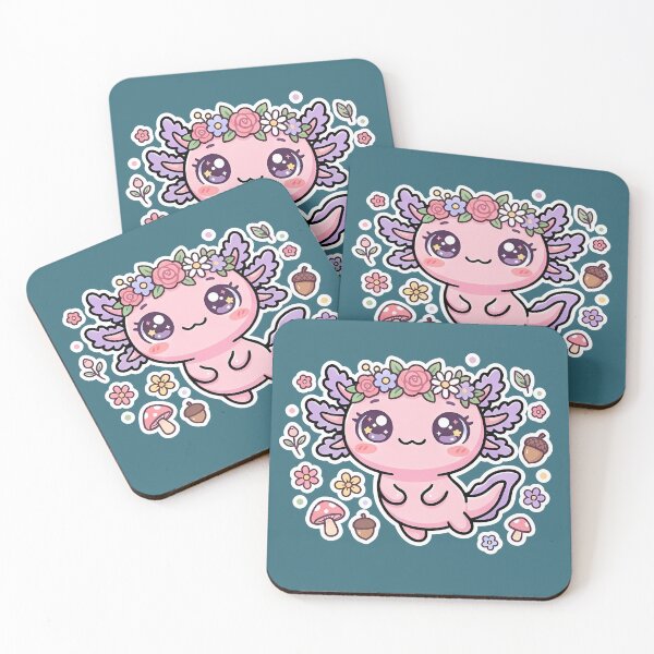 Item preview, Kawaii Axolotl Meme Design – Adorable Axolotl Funny Chill Creature Art designed and sold by VectorJoy.