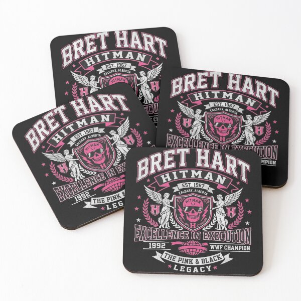 Item preview, Hitman Hart Excellence in Execution Pink and Black Tribute designed and sold by The Irish Whip.