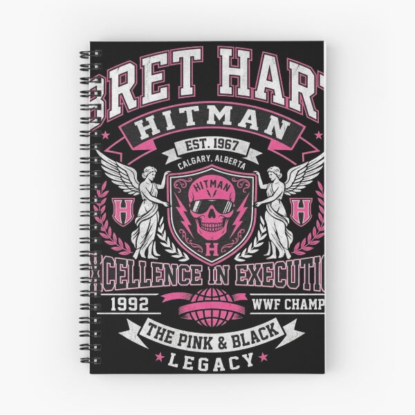 Item preview, Hitman Hart Excellence in Execution Pink and Black Tribute designed and sold by The Irish Whip.