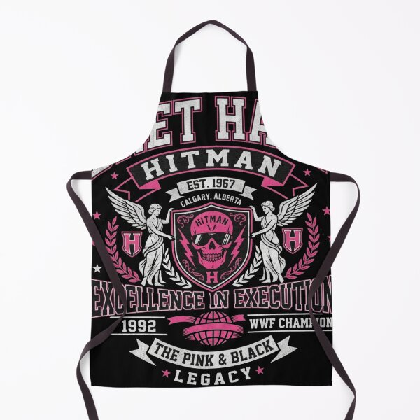 Item preview, Hitman Hart Excellence in Execution Pink and Black Tribute designed and sold by The Irish Whip.